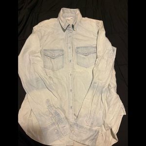Aeropostale lightweight denim shirt.